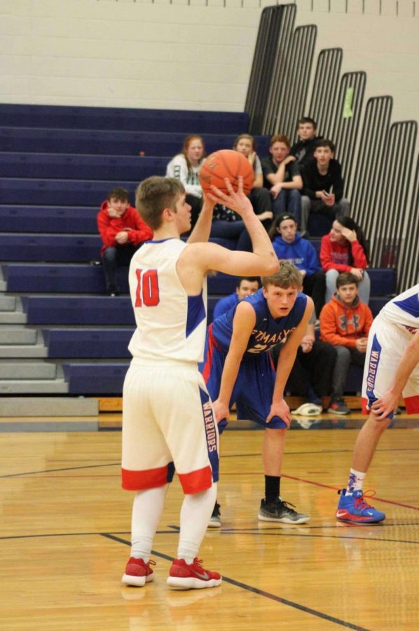 John Arnold shoots a free-throw against St. Mary's.