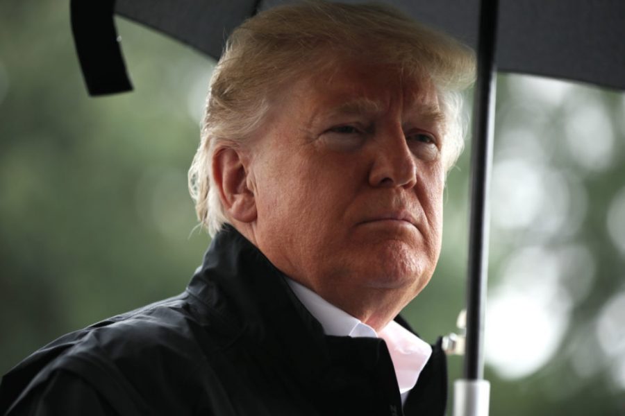 The President departs from the White House for a visit to Florida and Georgia.