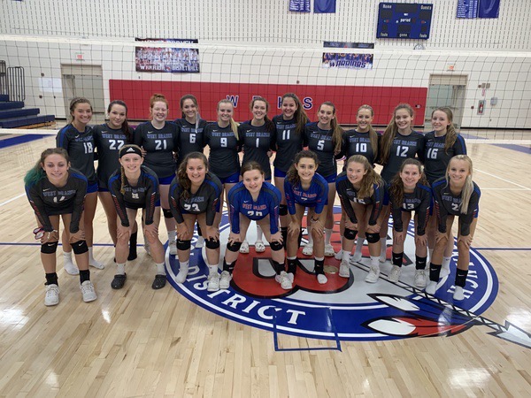 2020 Lady Warrior Volleyball Team