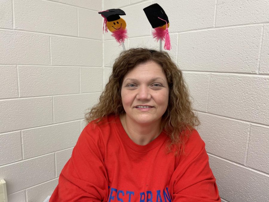 Mrs. Brickley is preparing the seniors for next week’s graduation on June 4th.