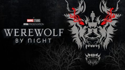The Disney+ movie cover for the new short film Werewolf by Night.