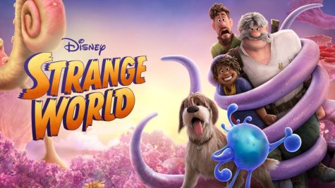 The cover of the new Disney original animated movie, Strange World.