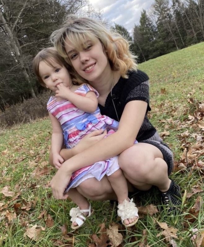 Sadie Carter, a senior at West Branch, is pictured enjoying the outdoors along with her daughter Joyce.