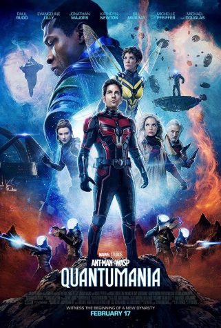 The official film poster for Ant-Man and the Wasp: Quantumania.