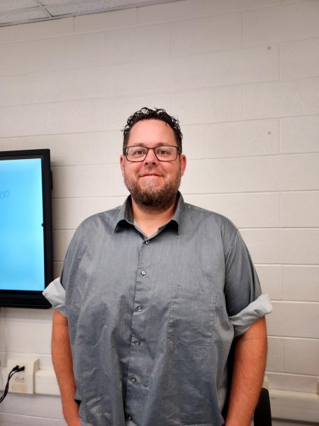 New staff member and coach here at West Branch, Mr. Nines. 
