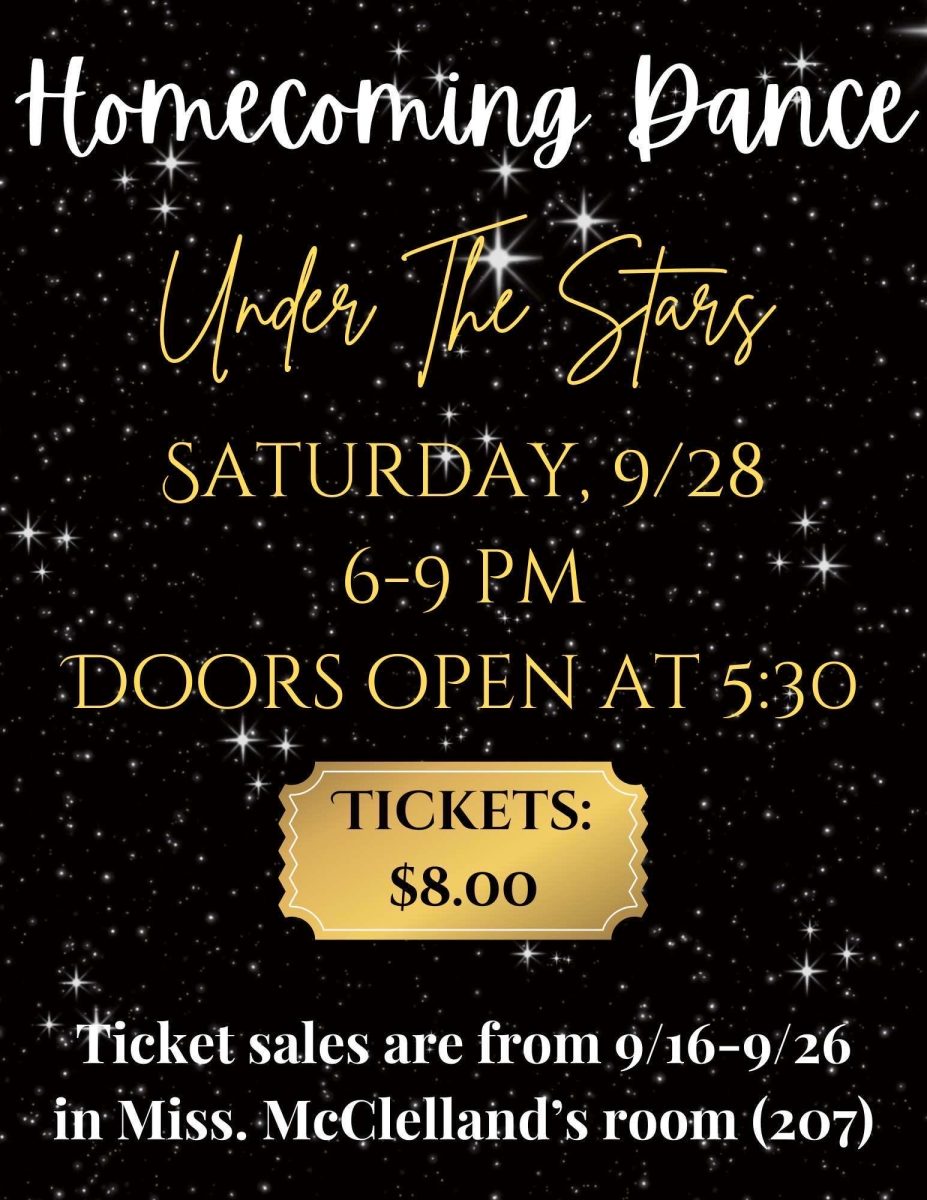 The 2024 homecoming dance will be themed “Under the Stars”! 
