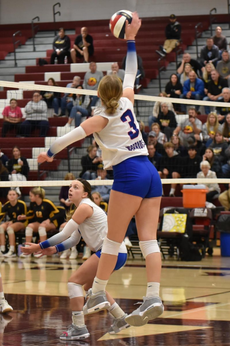 Bella Koleno kills the ball in the District 6 title game versus Northern Cambria.