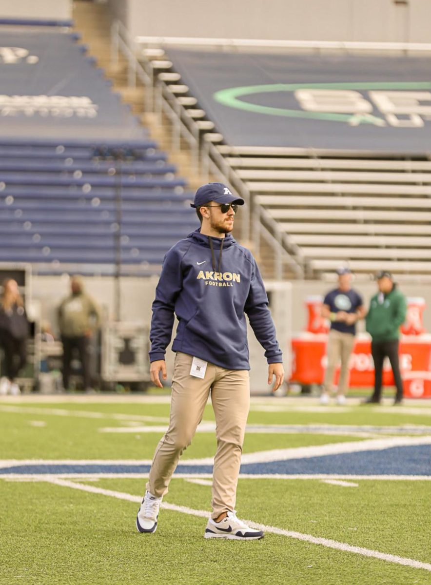  Ayden Gutierrez at Akron University as Offensive Graduate Assistant football coach.