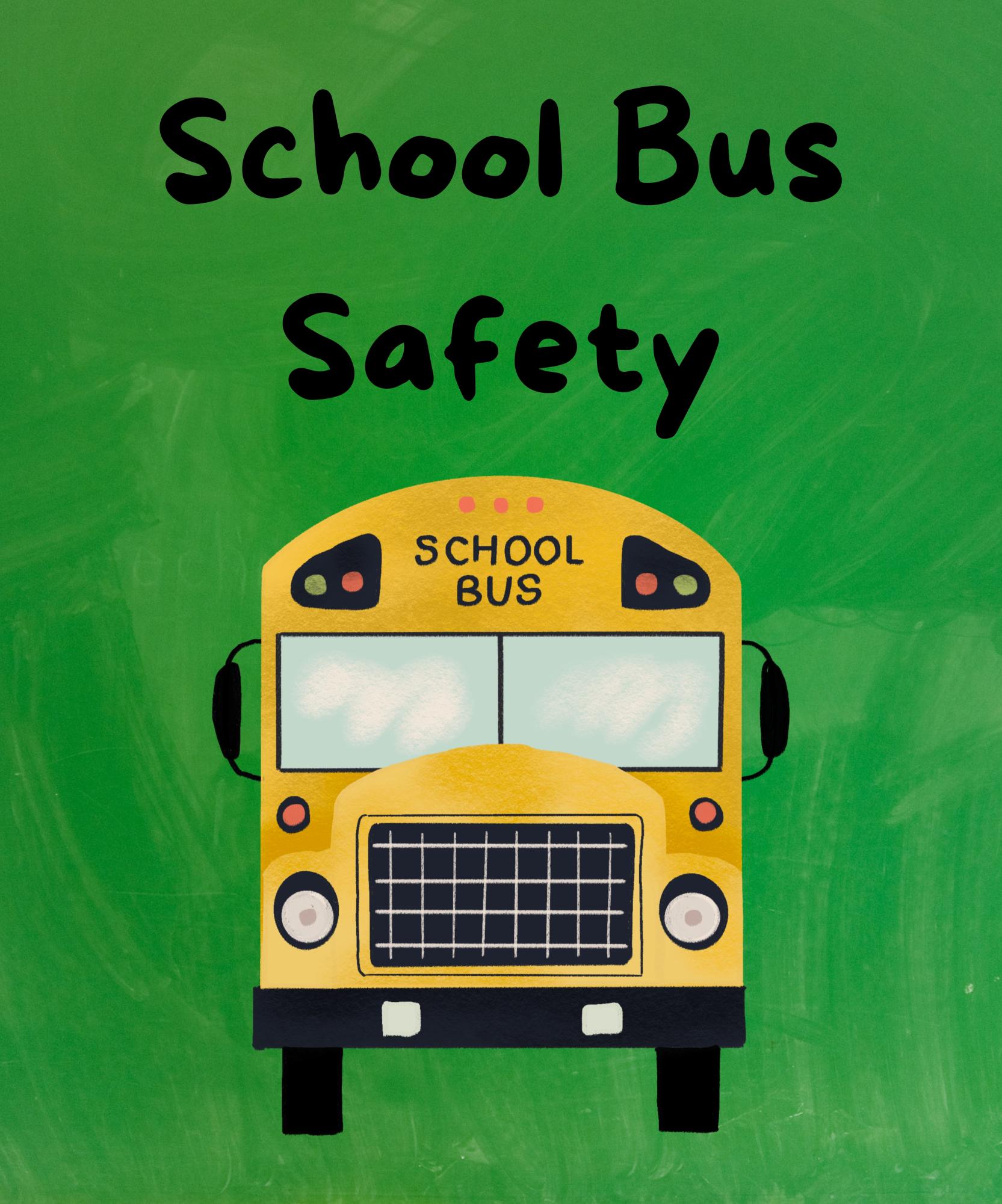 Stay cautious when driving around school buses and always STOP for the bus. 