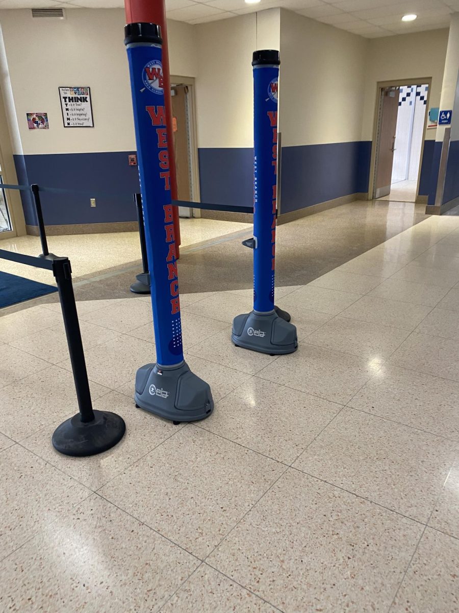 West Branch now requires any visitor who enters the building to go through metal detectors to keep the students and staff safe.