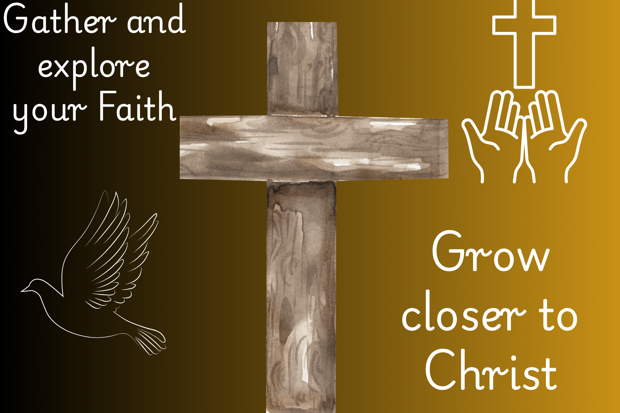 Gather, explore, and seek faith through resources in the area.