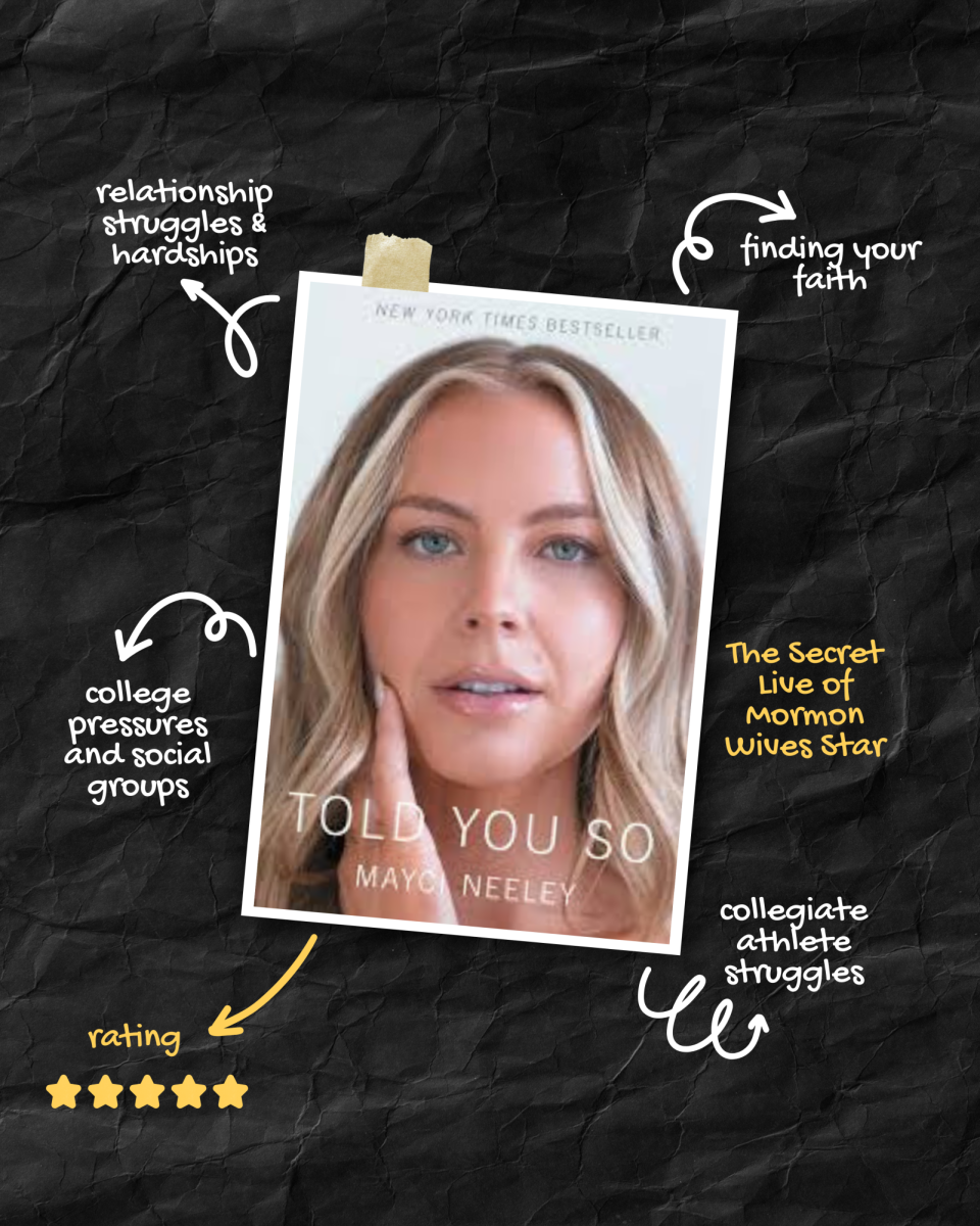 Pictured on the cover of the memoir is author Mayci Neeley. 
