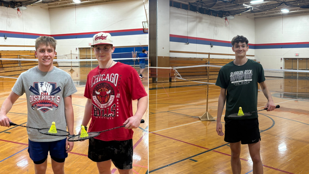 LEFT: Coby Kephart and Nick Parks take home the championship in the doubles tournament. 
RIGHT: Dylan McGonigal takes home the championship in the singles tournament. 

Left Photo: Dave Learish
