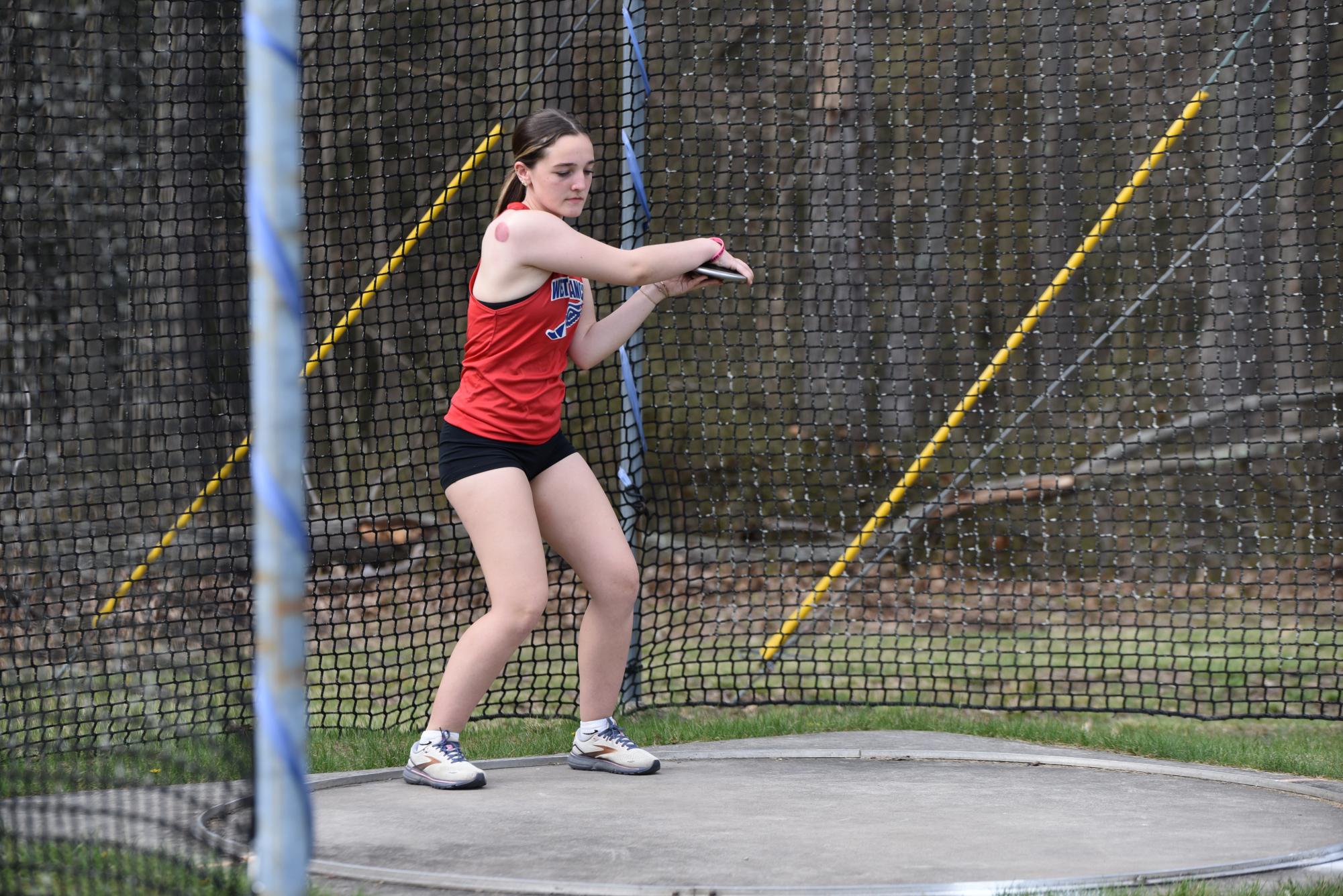 Skyler Hebel won the ICC championship last year for javelin.