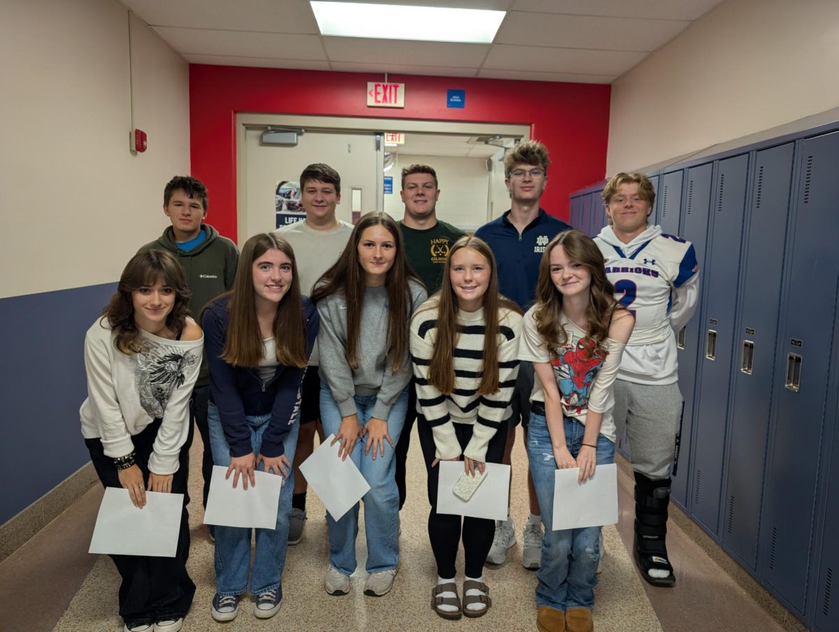 The 2026 homecoming candidates pose for their first picture after being selected to the court.
