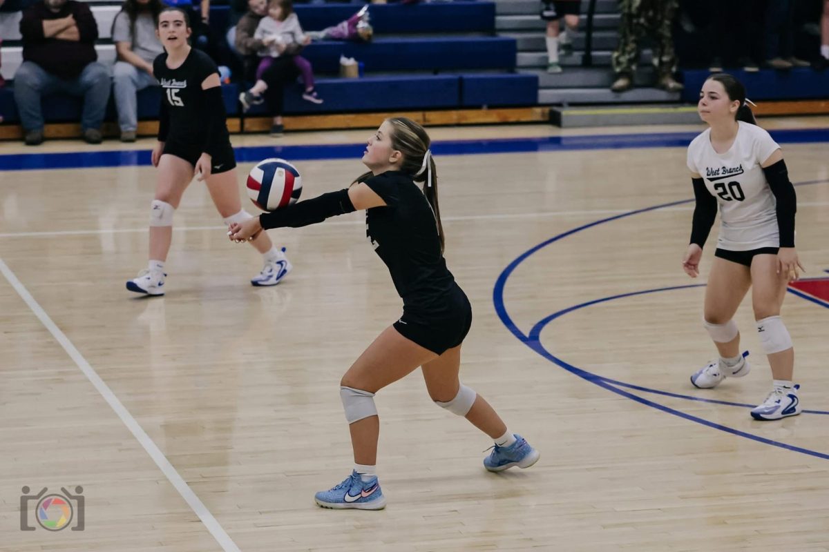 Addy Danko passes the ball in a 3-1 victory over the Juniata Valley Hornets.